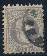O 1867 25kr 'PEST' Felül Pici Szakadás / Small Tear Above - Altri & Non Classificati