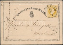 1871 Díjjegyes Levelezőlap 'KROMPACH' - Kaschau - Other & Unclassified