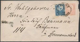 1872 Réznyomat 10kr 5kr Díjjegyes Borítékon Ajánlott Levélként 'PEST TERÉZVÁROS' - Hermannstadt - Otros & Sin Clasificación