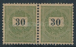 ** 1899 Feketeszámú Krajcáros 30kr Pár (8.000) - Otros & Sin Clasificación