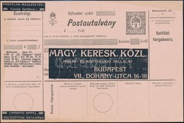 1911 Használatlan Postautalvány III. Kiadás (6.000) - Otros & Sin Clasificación