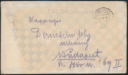 1917 Tábori Posta Levél 'K.u.k. Sanitäts Kolonne Nr. 63.' + 'FP 394 A' - Otros & Sin Clasificación