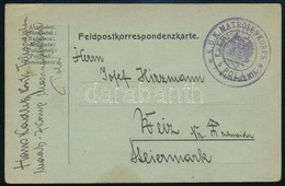 1915 Képeslap  / Postcard 'K.u.k. Matrosenkorps 7. Kompagnie' - Otros & Sin Clasificación