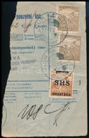 SHS 1918 Csomagszállító Szelvény   Magyar és SHS Bélyegekkel. Sign: Bodor - Andere & Zonder Classificatie