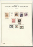 O 1919 26 Db Bélyeg Bodor Vizsgálójellel 2 Albumlapon (**16.750) - Autres & Non Classés