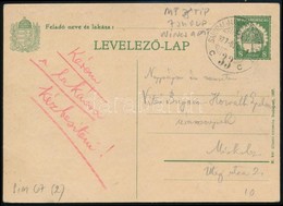 1927 Díjjegyes Levelezőlap 'SÁTORALJAÚJHELY-BUDAPEST' Mozgóposta Bélyegzéssel - Andere & Zonder Classificatie