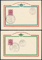 1938-1940 ,,VISSZATÉRÉS' 13 Db Lapon Emlékbélyegzéssel - Andere & Zonder Classificatie