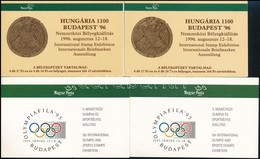 ** 1995-1996 2 Db Olimpiafila és 2 Db  Bélyegnap Bélyegfüzet - Otros & Sin Clasificación