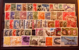 Belgique Belgium - 57 Differents Used Stamps - Collections