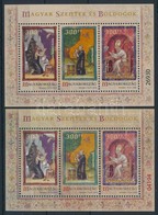 ** 2018 Magyar Szentek és Boldogok Blokk + Piros Sorszámú Speciális Blokk / Hungarian Saints And Blesseds Block + Specia - Otros & Sin Clasificación