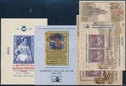 ** 1997 Temafila Emlékív 'A MABÉOSZ Elnökség Ajándéka' + 1999 Hunphilex + 2000 100 éves A Turul Rajzolatú Bélyeg 2 Db Em - Sonstige & Ohne Zuordnung