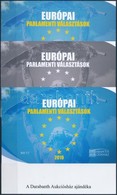 ** 2019 Európai Parlamenti Választások 4 Db-os Emlékív Garnitúra Azonos Sorszámmal No 003 - Other & Unclassified