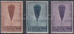 * 1932 Sztratoszférakutatás, Piccard Ballon Sor Mi 344-346 - Otros & Sin Clasificación