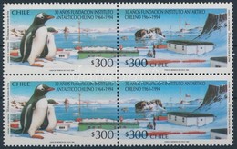 ** 1994 Pingvinek Négyestömb,
Penguins Block Of 4
Mi 1610-1611 - Otros & Sin Clasificación