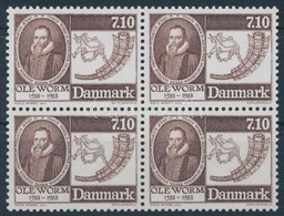 ** 1988 Ole Worm Négyestömb,
Ole Worm Block Of 4
Mi 916 - Other & Unclassified