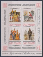 ** 1986 Nemzetközi Bélyegkiállítás HAFNIA '87 Koppenhága Blokk,
International Stamp Exhibition HAFNIA '87 Copenhagen  Bl - Altri & Non Classificati