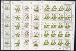 ** 1980 Növény Kisívsor,
Plants Minisheet Set
Mi 48-52 - Other & Unclassified