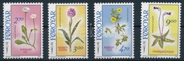 ** 1987 Virág Sor,
Flower Set
Mi 162-165 - Otros & Sin Clasificación