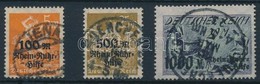 O 1923 Segélybélyeg Felülnyomott Sor Mi 258-260 - Altri & Non Classificati