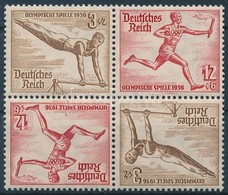 ** 1936 Nyári Olimpia 2 Fordított Párt Tartalmazó Bélyegfüzet összefüggés Mi SK28 - Autres & Non Classés