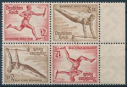 ** 1936 Nyári Olimpia 2 Fordított Párt Tartalmazó ívszéli Bélyegfüzet összefüggés Mi SK28 - Andere & Zonder Classificatie