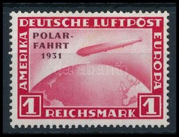 ** 1931 Zeppelin Polarfahrt Mi 456 (Mi EUR 550.-) (kis Rozsdafolt A Gumin / Light Stain) - Andere & Zonder Classificatie