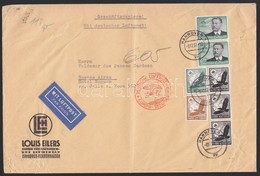 1937 Légi Levél Argentínába 7,75 RM Bérmentesítéssel / Airmail Cover To Argentina With 7,75 RM Franking - Autres & Non Classés