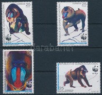 ** 1991 WWF Majmok Sor,
WWF Monkies Set
Mi 1731-1734 - Otros & Sin Clasificación