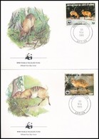 1985 WWF: Bóbitásantilop Sor 4 Db FDC-n Mi 881-884 - Other & Unclassified