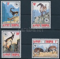 ** 1990 WWF Kőszáli Kecske Sor,
WWF Ibex Set
Mi 1385-1388 - Otros & Sin Clasificación