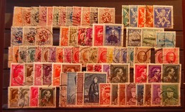 Belgique Belgium - 78 Differents Used Stamps - Collezioni