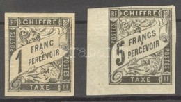 * 1884 Kiadatlan Portóbélyegek / Unissued Postage Due Stamps Mi I + III - Otros & Sin Clasificación