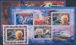 ** 2004 Albert Einstein Vágott érték Mi 4288 + Fogazott Kisív 4287-4289 + Fogazott Blokk 992 - Otros & Sin Clasificación