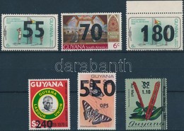 ** 1981 6 Db Forgalmi érték Felülnyomással Mi 687 I, 690-692, 692 B - Altri & Non Classificati