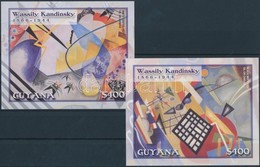 ** 2003 Kandinsky Sor + Kisív Mi 7494-7503 + Blokksor Mi 750-751 - Autres & Non Classés