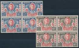 ** * 1941 Mi 169-170 Négyestömbökben / Blocks Of 4 - Andere & Zonder Classificatie