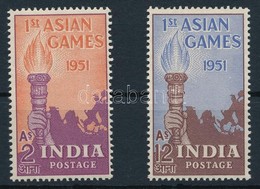 ** 1951 Ázsiai Sport Játékok Sor,
Asian Sports Games Set
Mi 219-220 - Other & Unclassified