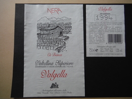 Valtellina Superiore Valgella 1994 - Casa Vinicola Nera à Chiuro - ITALIE - Otros & Sin Clasificación