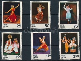 ** 1975 Indiai Táncok Sor,
Indian Dances Set
Mi 646-651 - Other & Unclassified