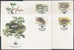 1984 WWF: Boa Sor Mi 591-594 I 4 FDC-n - Andere & Zonder Classificatie