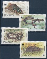 ** 1984 WWF: Boa Sor + 4 Db FDC Mi 591-594 - Otros & Sin Clasificación