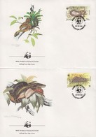 1984 WWF Kígyó Sor Mi 591 I - 594 I 4 FDC-n - Autres & Non Classés