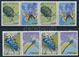 ** 1986 Rovarok (I.) Sor Négyscsíkokban,
Insects (I.) Set In Blocks Of 4
Mi 1691-1694 - Autres & Non Classés