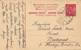 1940 Díjjegyes Levezőlap Mi P78 Zentáról Budapestre - Autres & Non Classés