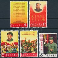 O 1967 Mao Tézisek Mi 977-981 - Sonstige & Ohne Zuordnung