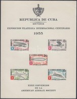 (*) 1955 Nemzetközi Bélyegkiállítás Havannában Vágott Blokk Mi 15 - Otros & Sin Clasificación