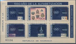 ** 1980 Nyári Olimpiai Játékok, Moszkva Blokk Mi 125 - Sonstige & Ohne Zuordnung