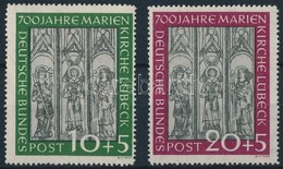 ** 1951 Marienkirche Lübeck Mi 139-140 - Otros & Sin Clasificación