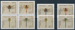 ** 1991 Szitakötők Sor (négyestömb),
Dragonflies Set (block Of 4)
Mi 1545-1552 - Andere & Zonder Classificatie