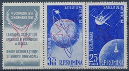 ** 1958 Világkiállítás Hármascsík Fordított Felülnyomással Mi 1718 + 1720 - Sonstige & Ohne Zuordnung